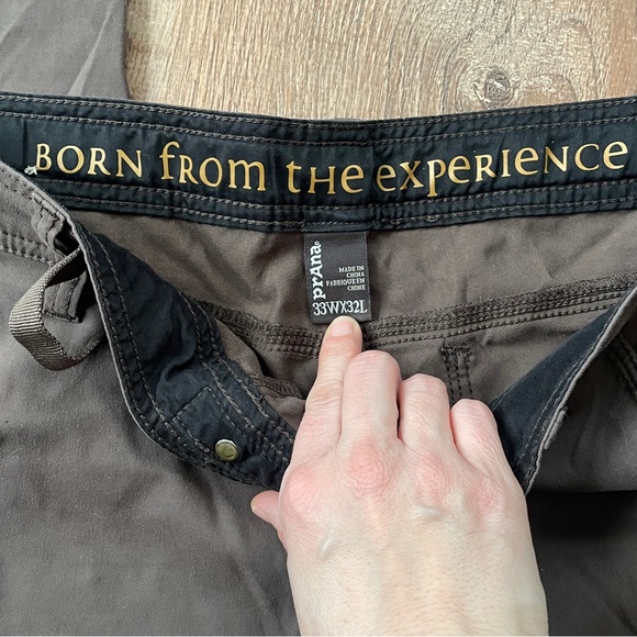 prAna Men's Zion Pant in Mud Brown Size 33W  32L M4ST32116 - Picture 2 of 12